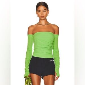 HELMUT LANG Twist Long Sleeve Tube Top
